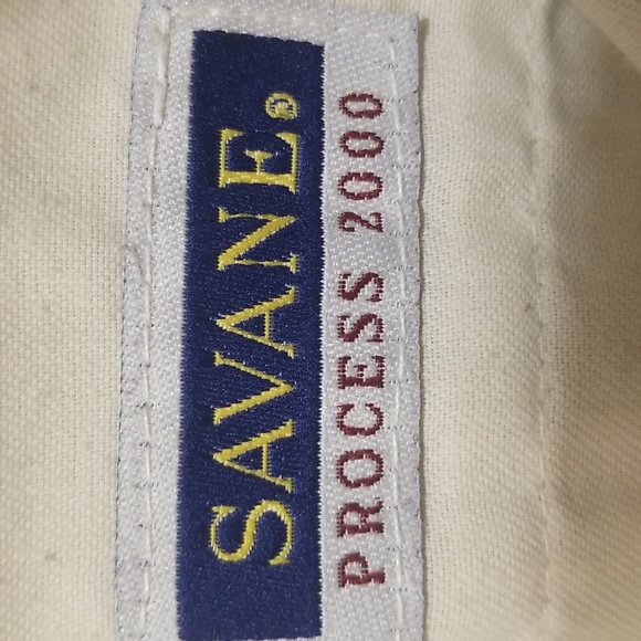 Savane "Process 2000" 100% Soft Cotton Twill Beige Peated & Cuffed Chino Pants - Picture 6 of 9